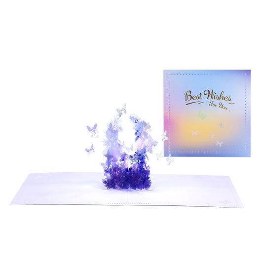 Butterflies in the Garden Pop Up Card