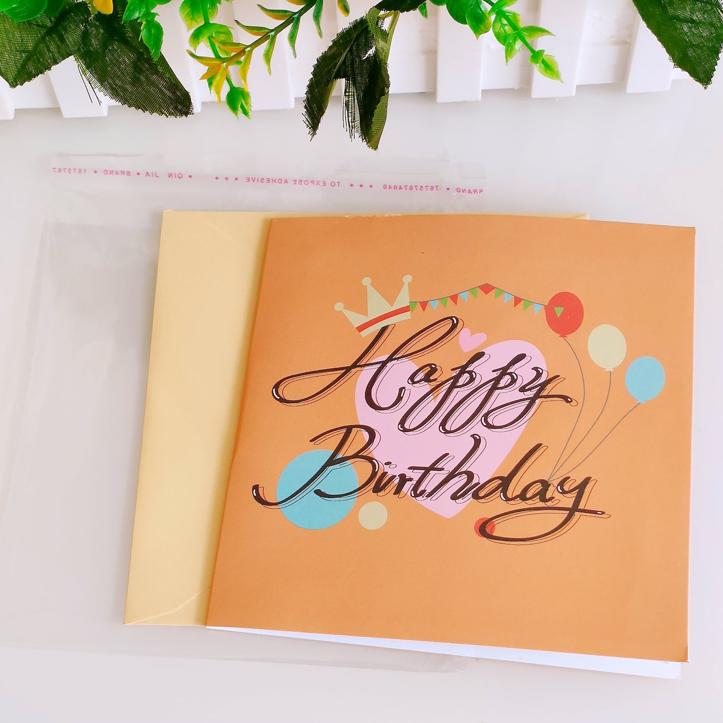 Colourful Birthday Cake Pop Up Card - 2 Styles - Pink or Blue