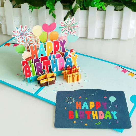 Birthday  Pop Up Card | Gifts | Presents | Birthday Card | 3D Card | Greeting Card