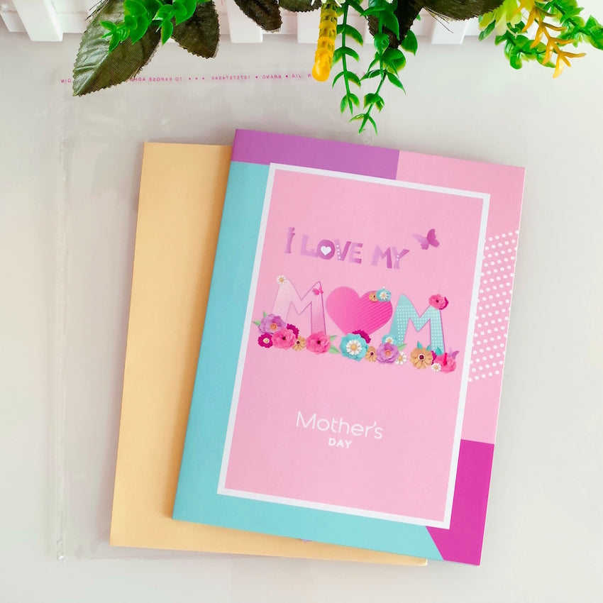 Mothers Day Pop Up Card | 3D Card | Best Mom Ever | Greeting Card | For Mum | Gift