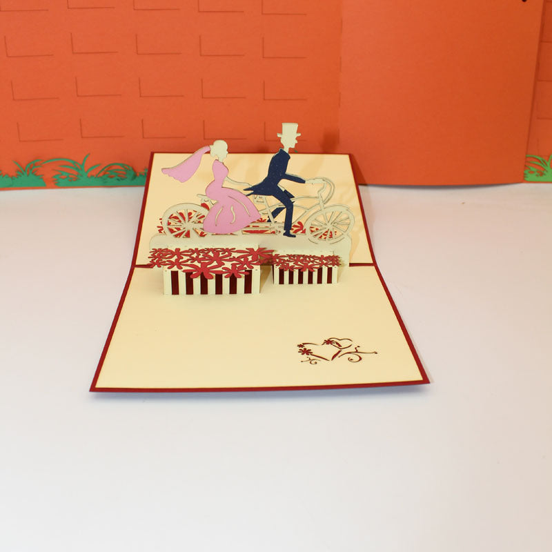 Just Married Pop Up Card