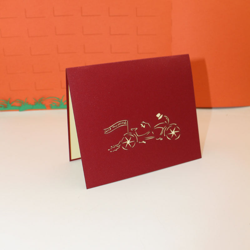 Just Married Pop Up Card