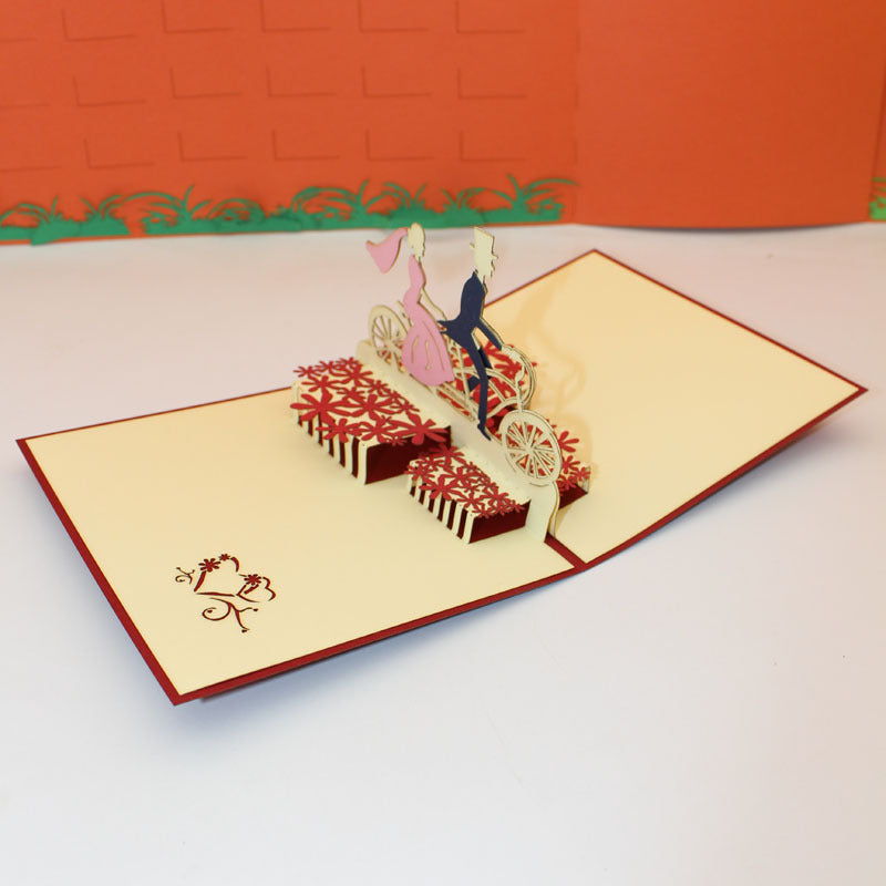 Just Married Pop Up Card