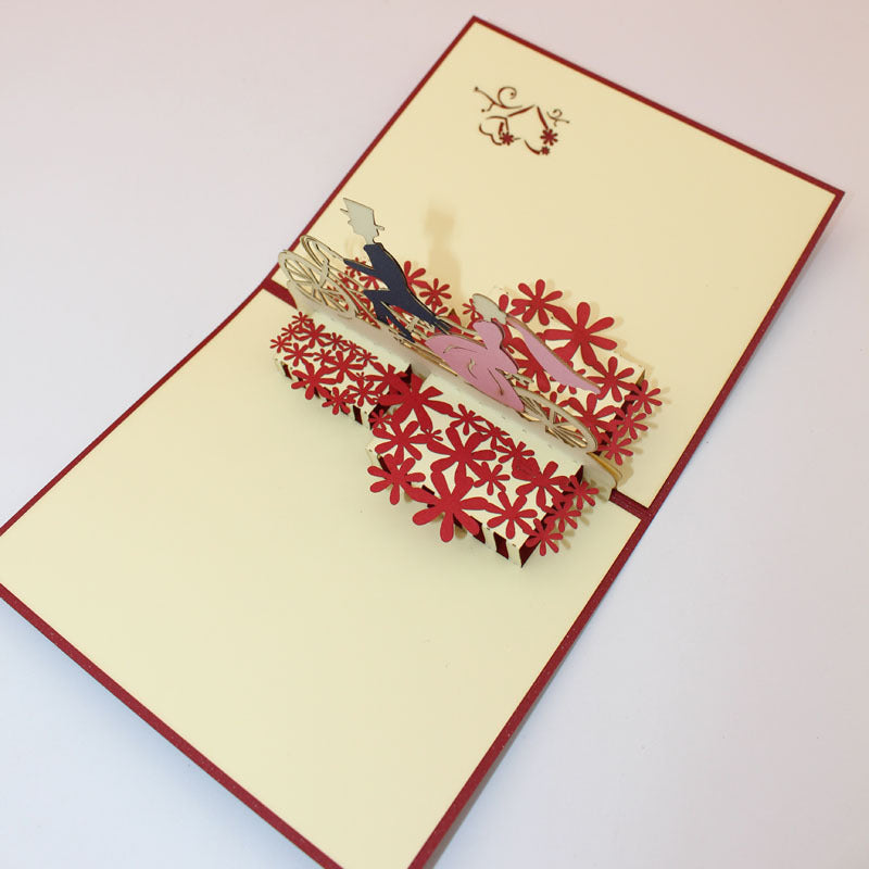 Just Married Pop Up Card