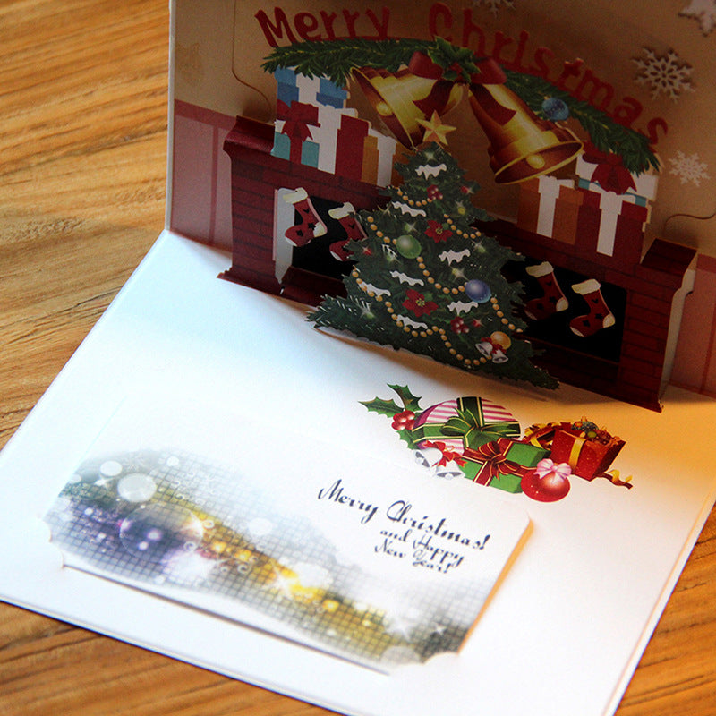 Christmas Card - Pop Up Christmas Chimney
