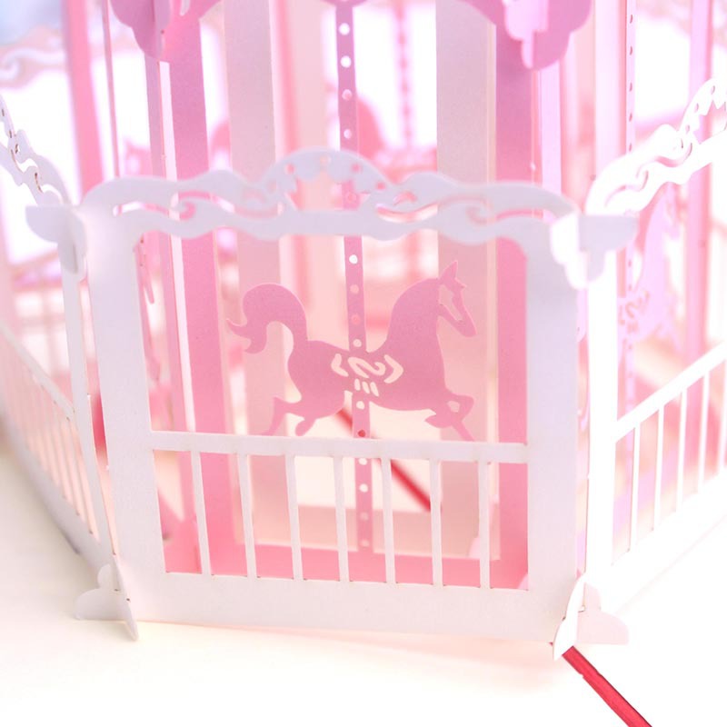 Magic Carousel Pop Up Card