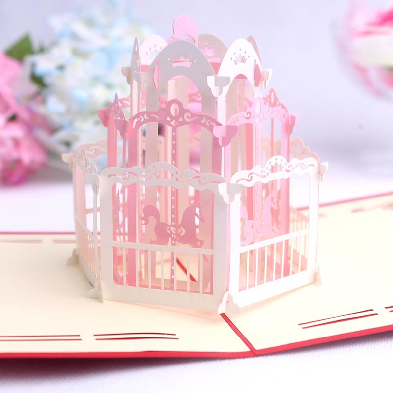 Magic Carousel Pop Up Card