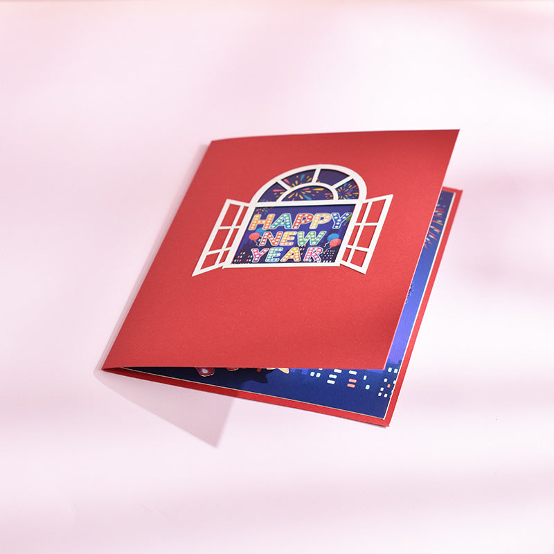 New Year Pop Up Card