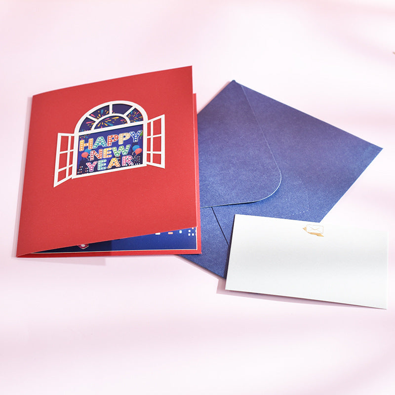 New Year Pop Up Card
