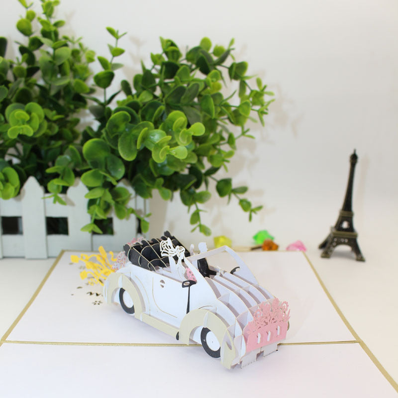 Just Married Pop Up Card