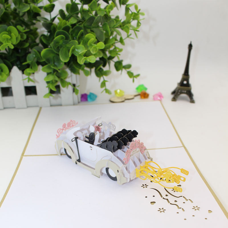 Just Married Pop Up Card