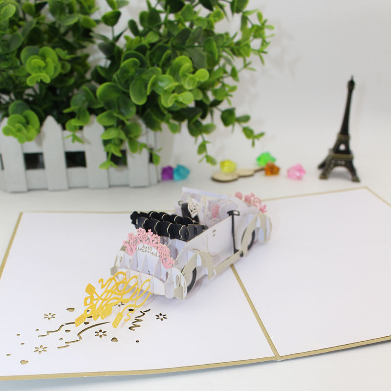 Just Married Pop Up Card