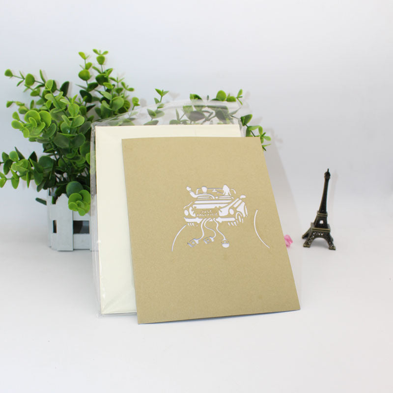 Just Married Pop Up Card