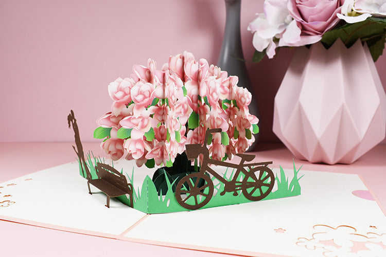 Magnolia Tree Pop Up Card