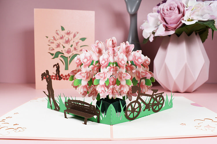 Magnolia Tree Pop Up Card