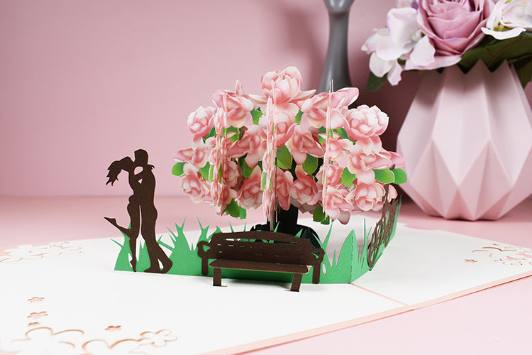 Magnolia Tree Pop Up Card