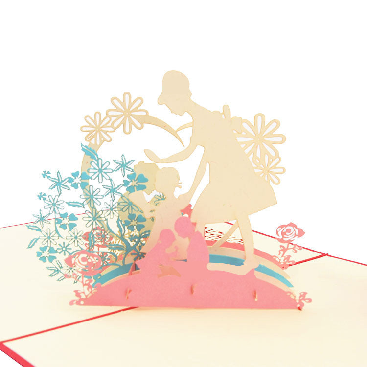 Mother's Day Pop Up Card - Q&T 3D Cards and Envelopes