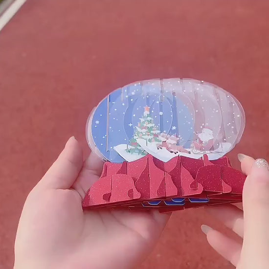 Sphere Pop Up Card | Christmas Card | 3D Card | Birthday Card | Greeting Card | 5 Styles
