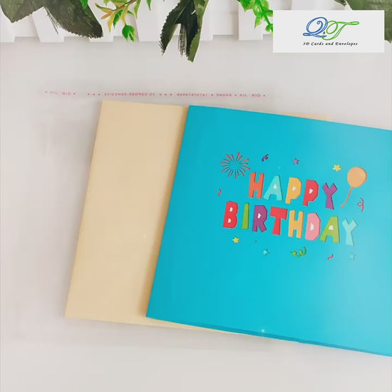 Birthday  Pop Up Card | Gifts | Presents | Birthday Card | 3D Card | Greeting Card