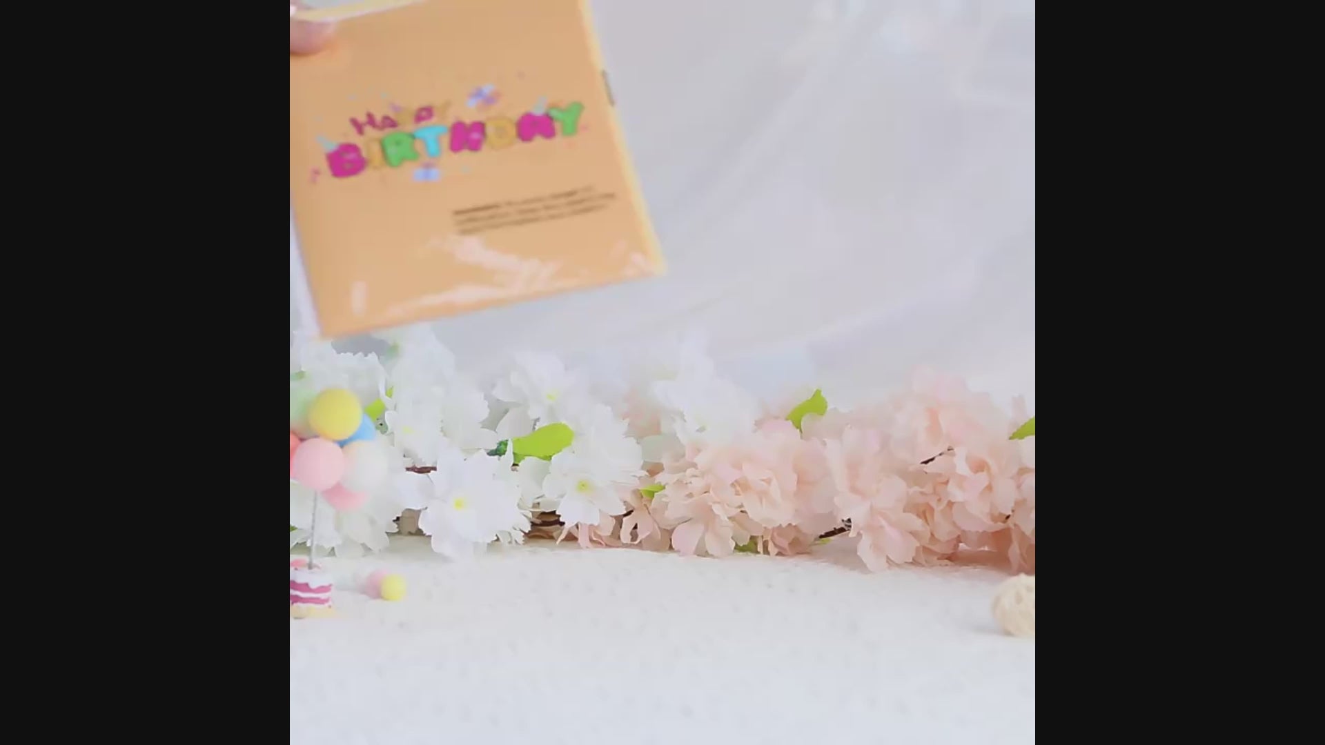 Birthday Pop Up Card with Optional Year Numbers