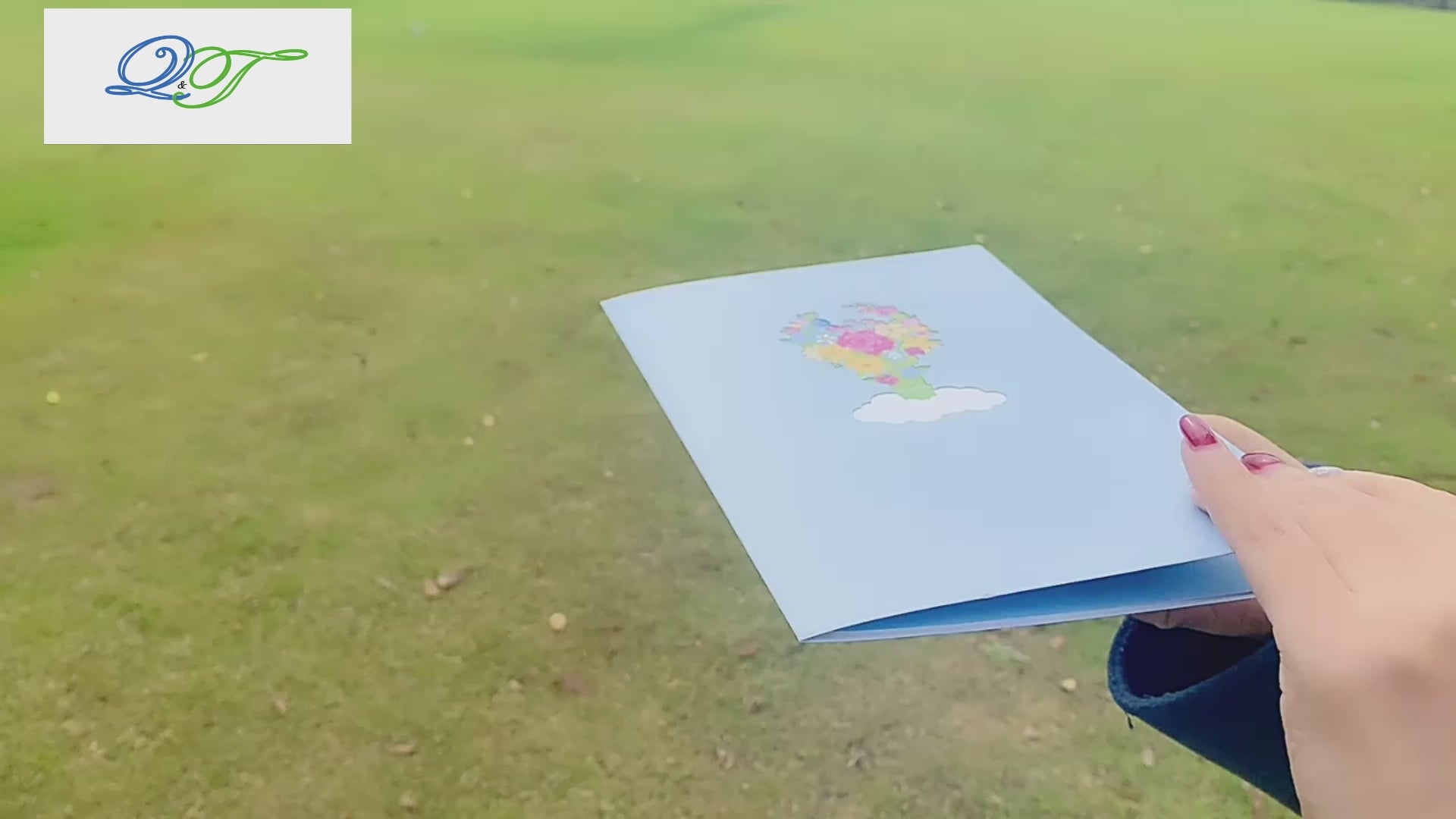 Sky Flowers Pop Up Card