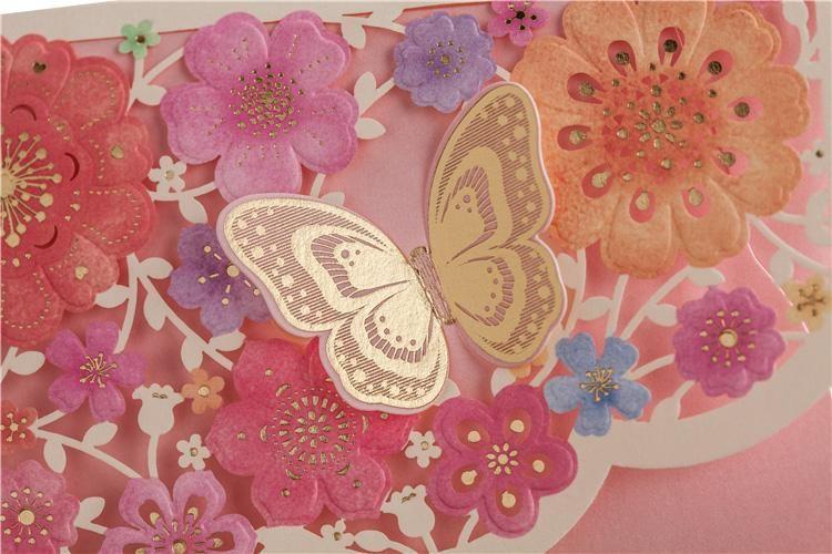 Pink Decorative Envelope - Money Wallet - Lunar New Year Gift